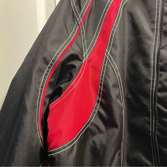 NWOT Harley-Davidson Black and Red Lightweight Motorcycle Jacket - Picture 7 of 14